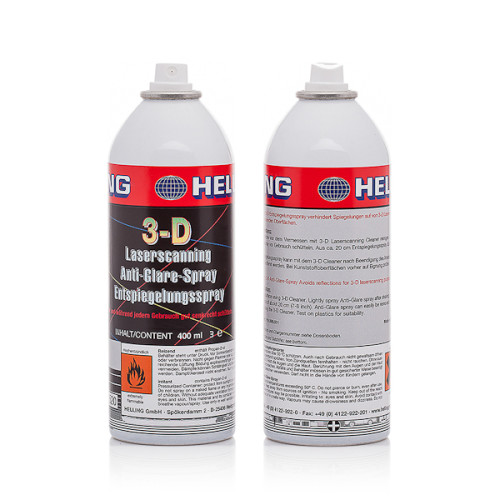 Helling ScanSpray 3D - Spray Per Scansione Laser Antiriflesso Per Tecnologia Dentale (Confezione Da 2 Pezzi)